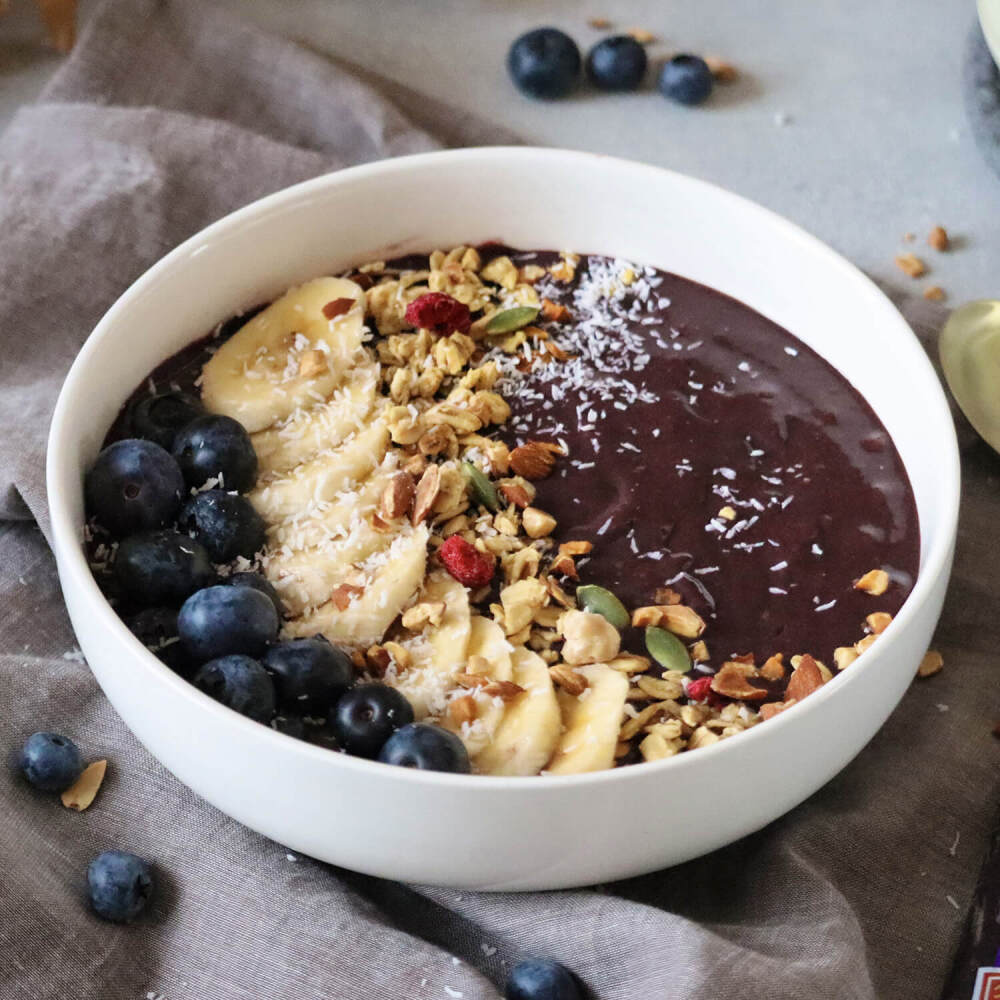 冷凍】フルッタフルッタ アサイーピューレ(プレーン 砂糖不使用) 400g